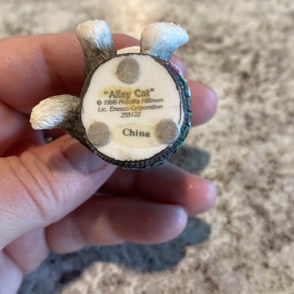 Mini Alley Cat 1996 Calico Cats by Enesco NB - Picture 2 of 3
